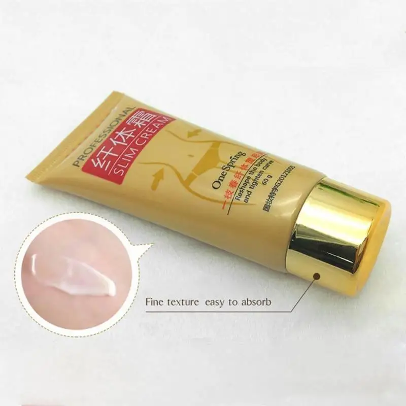 60 г Профессиональный тонкий крем для похудения тела имбирный против жира