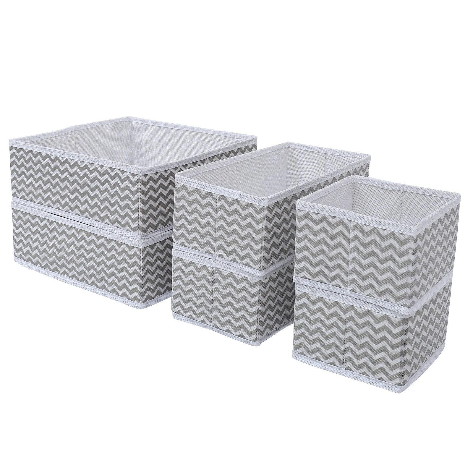 

6PCS Household Underwear Organizer Storage Box Underwear Storage Containers