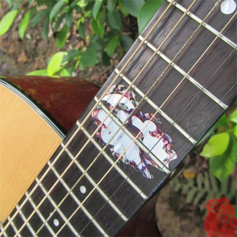 10 шт. инкрустация гитары наклейки имитация Абалон облако акустическая гриф