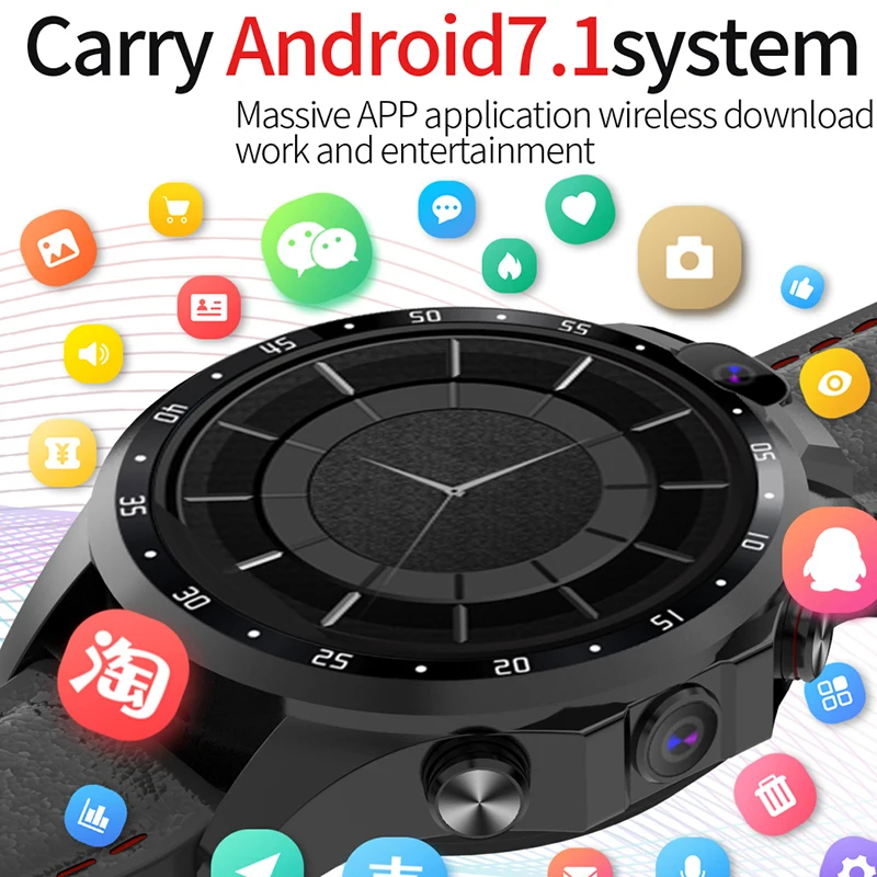 Смарт-часы на Android 3 + 32 ГБ GPS Wi-Fi Bluetooth | Электроника