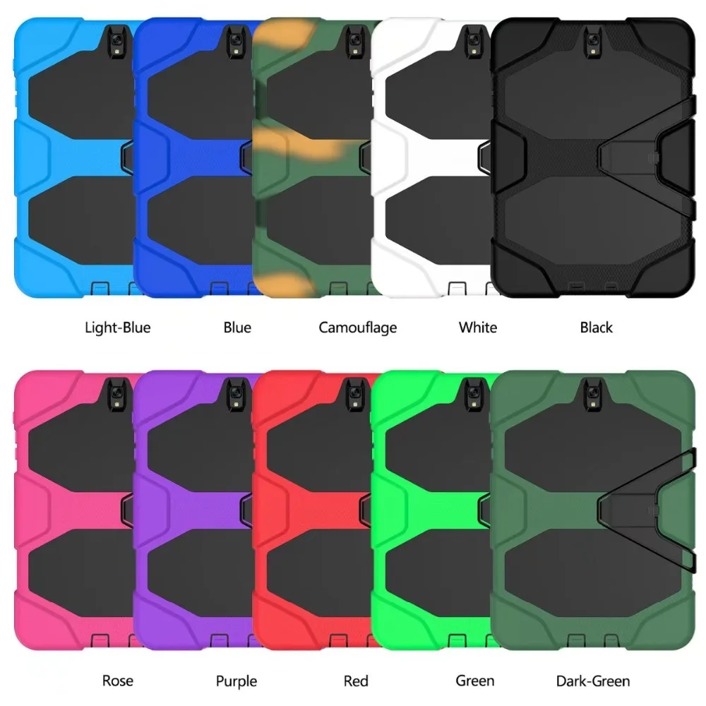 Модный силиконовый + поликарбонатный жесткий чехол накладка для Samsung Galaxy Tab S3 9 7 T820