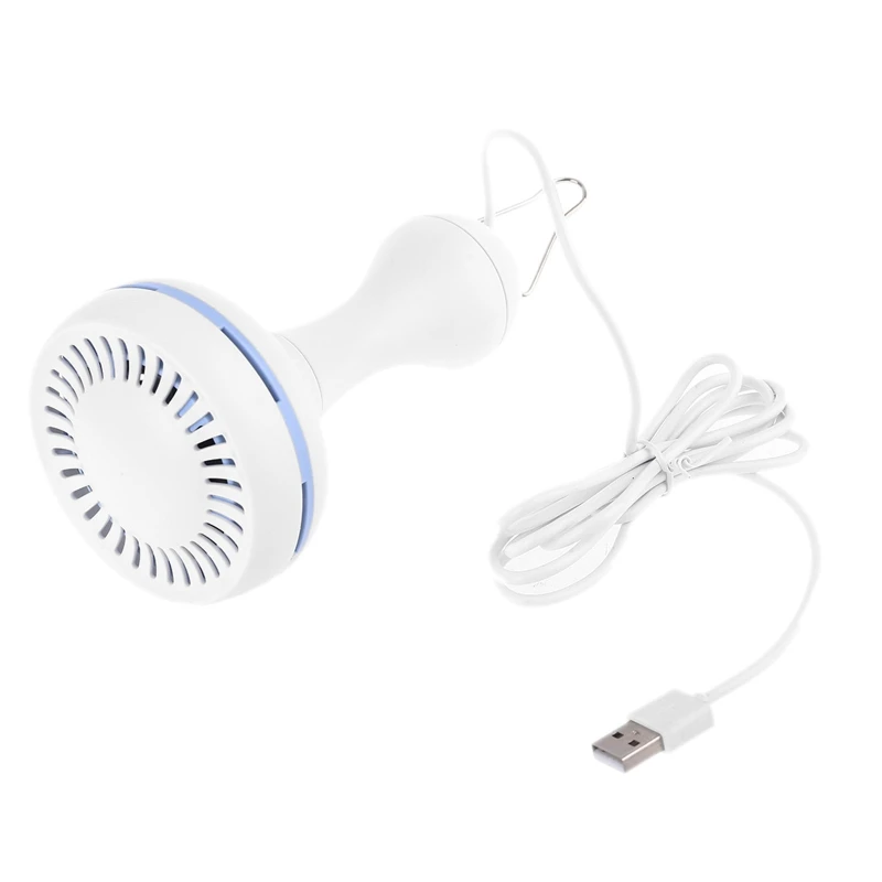 

6 Leaves USB Ceiling Canopy Fan Remote Control Timing 4 Speed Hanging Tent Fan K3KB