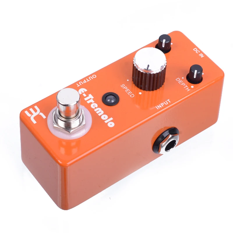 EX New T-Cube педаль E-Tremolo гитарные педали эффектов TC-43 металлический корпус+ Бесплатный разъем