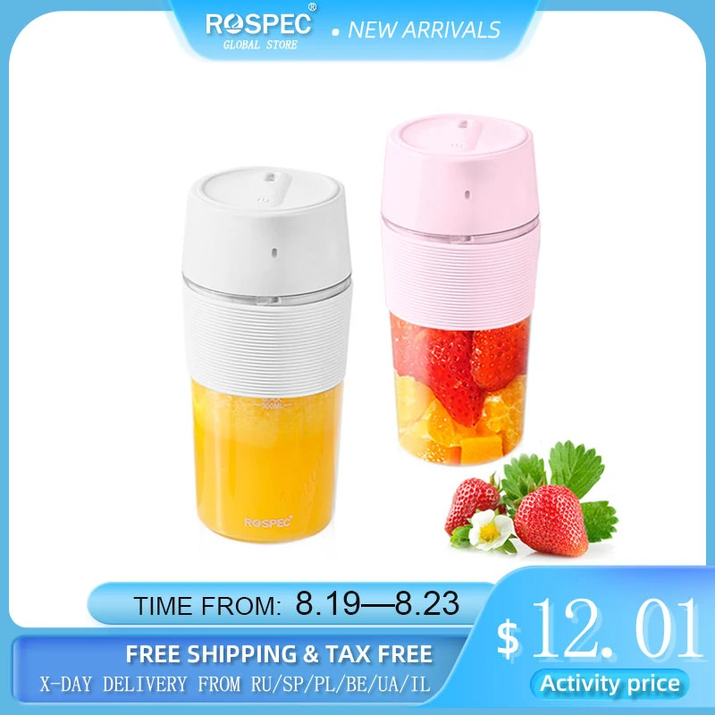 ROSPEC Портативный бутылка блендер Беспроводной ручной мини миксер Электрический