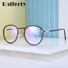 Женские круглые очки Ralferty, Женская оправа для очков в стиле ретро, Прозрачная Оптическая оправа для очков без диоптрий, очки для коррекции миопии D16011