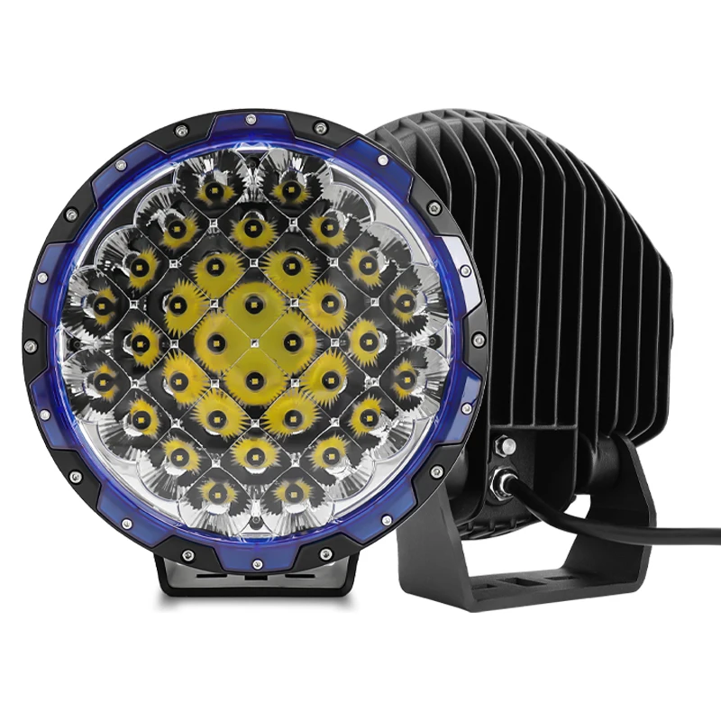 

High Power IP68 Car Spot Light 1500M Super Bright Round Led Spotlight 4x4 Bumper Truck Offroad 7" 9" inch Car Led Driving Light