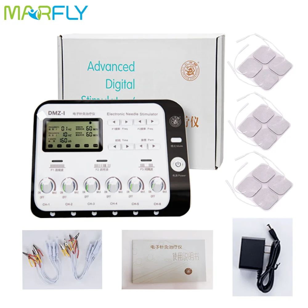 

Многофункциональный 6-канальный Электрический мышечный Стимулятор, электроакупунктурный массажер, физиотерапевтическая шоковая волна