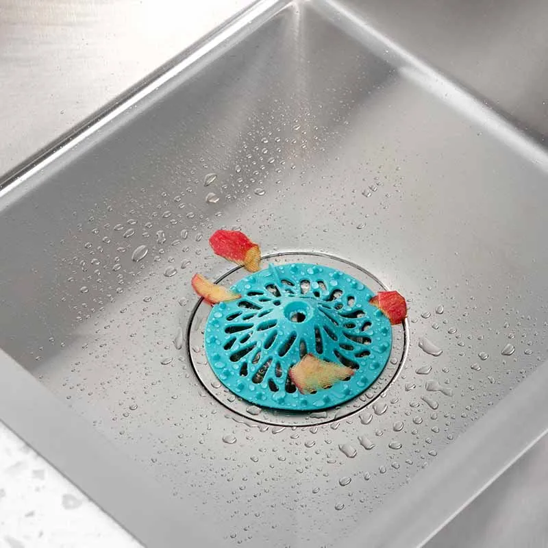 

Universal Household Kitchen Sink Filter Anti-clogging Floor Drain Cover Hair Filter Sewer Deodorant Toilet Colanders Strainers