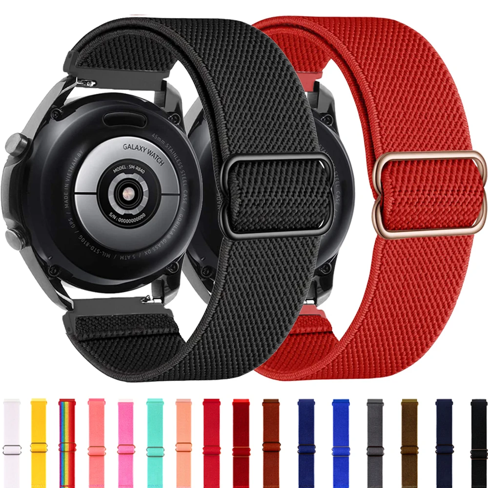 

Solo Loop Strap For Xiaomi Huami Amazfit GTS 2 Mini 2E GTR 42MM Smart Watch Fabric Adjustable Band For Amazfit Bip S U Pro Lite