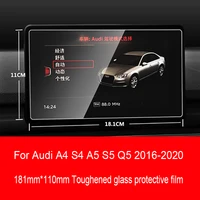 for audi a4 s4 a5 s5 q5 2016 2020 car gps navigation film lcd screen tempered glass protective film anti scratch film