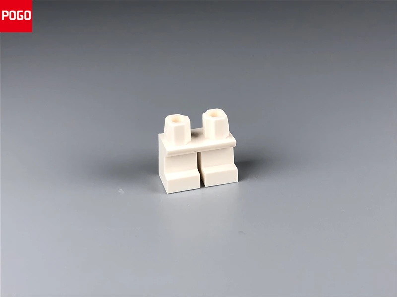 10 шт./лот кубики Moc hips модель фигурки Красочные Брюки DIY Развивающие строительные блоки мини куклы игрушки для детей Подарки - Цвет: short legs