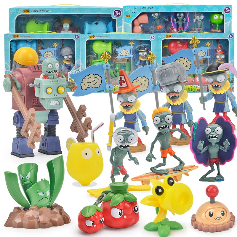 

2020 New Pvz plants vs zombies toys Peashooter Pvc Action Figure Model Toy Gifts Toys Children High Quality Brinquedos Toys Doll