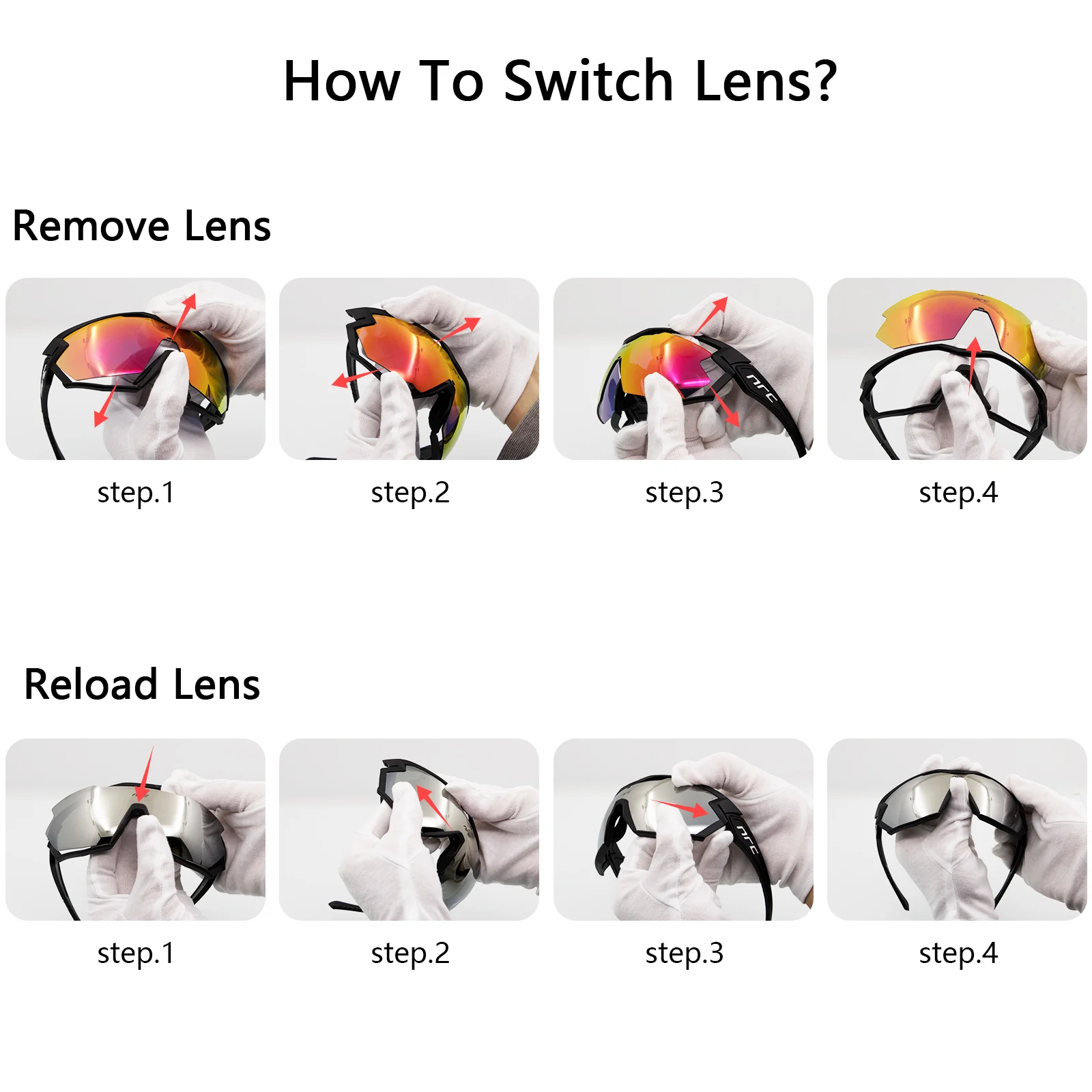 

NRC 2019 Cycling Eyewear Men Sports Woman Outdoor Cycling Glasses Mountain Bike Goggles Road Bicycle Sunglasses Photochromism