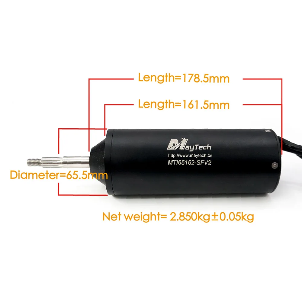 Maytech Водонепроницаемый 65162 100KV Efoil Джет Inrunner мотор с 7 1/4 6 дюймов пропеллеры для