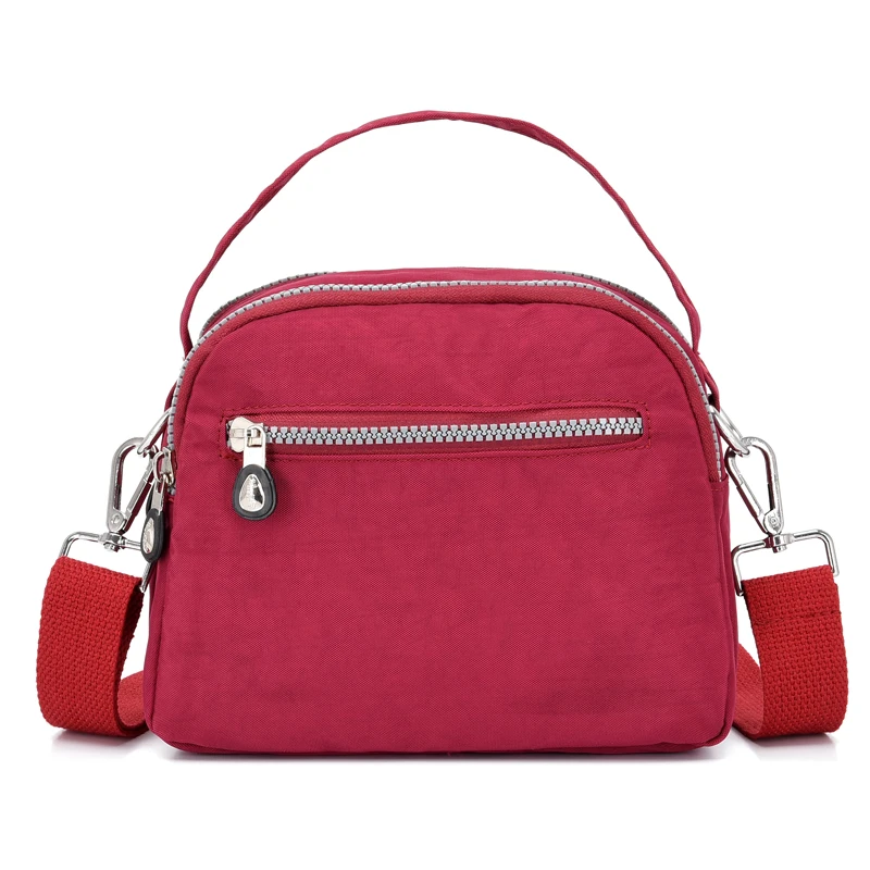 Сумки-мессенджеры Женская сумка через плечо женская Bolsa Feminina Mujer нейлоновая Водонепроницаемая большая однотонная пляжная Женская дорожная сумка