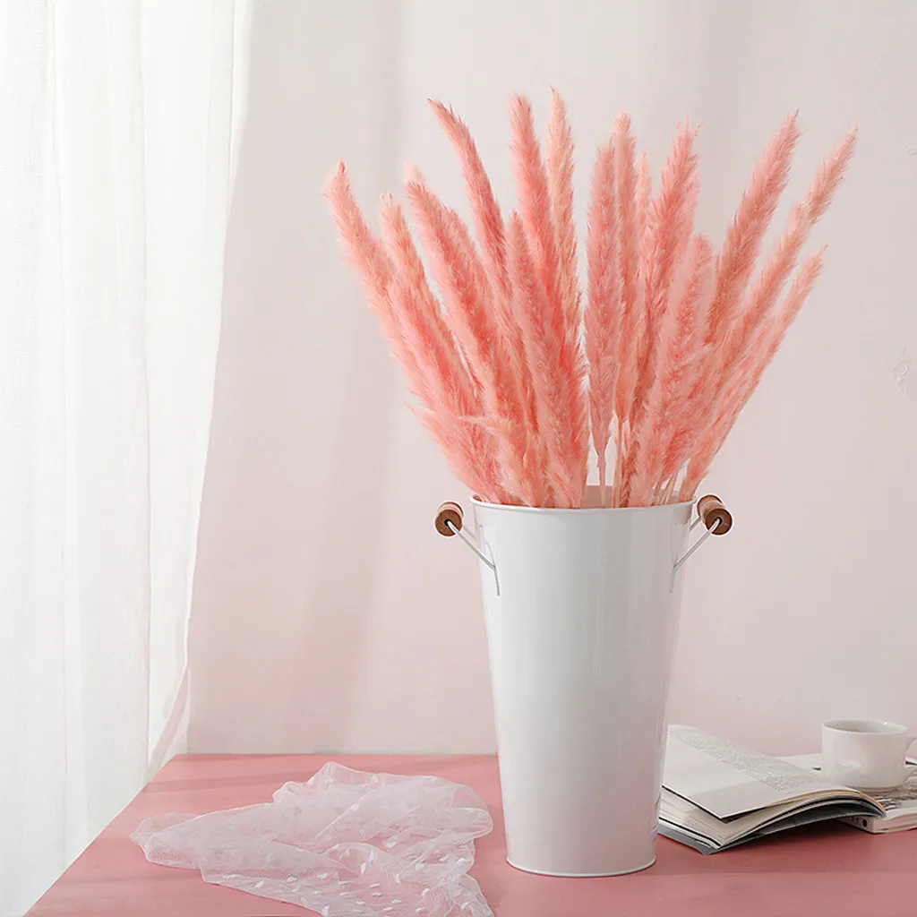 Натуральные Сушеные маленькие Пампы трава фрагмиты свадебный цветок букет