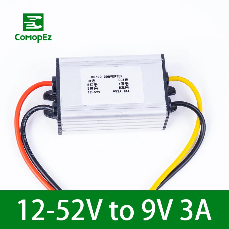 Преобразователь постоянного тока 12 52 В до 9 3 А редуктор напряжения IP68 понижающий