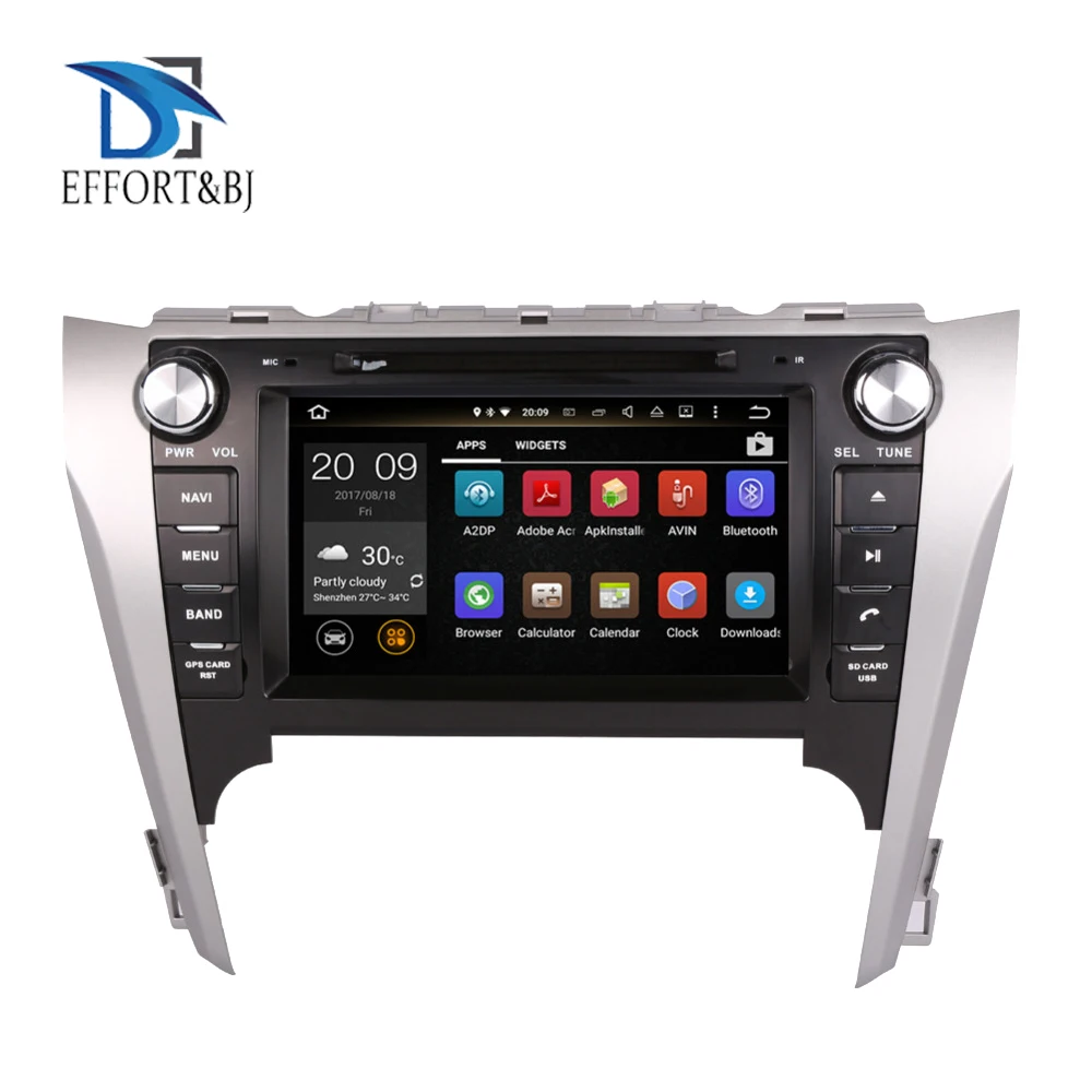 Android 9 0 Восьмиядерный автомобильный Радио Стерео GPS навигация для TOYOTA CAMRY/AURION 2012 2014