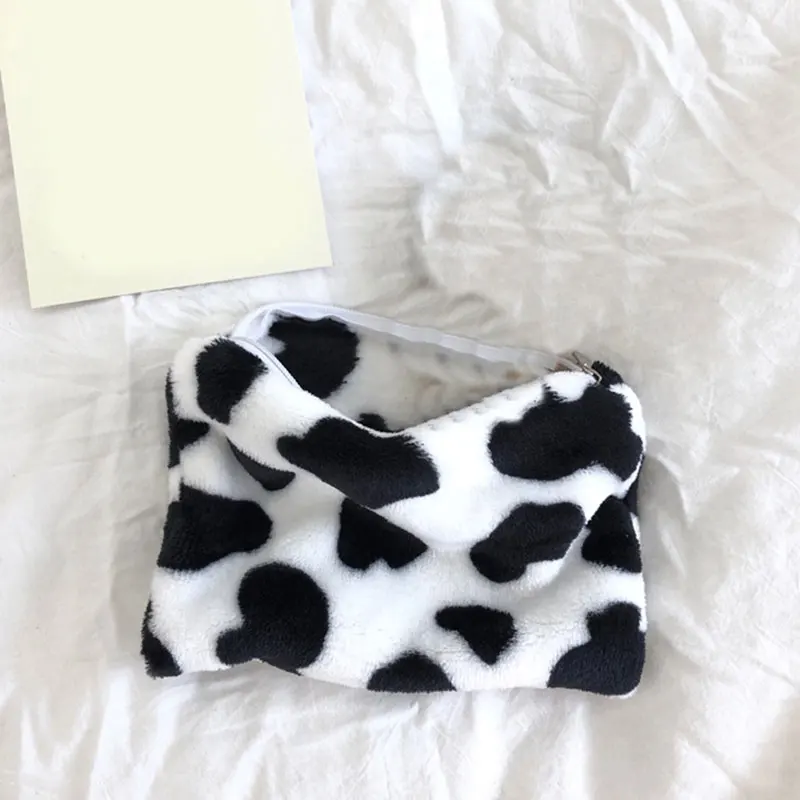 1 шт. сумка для хранения с коровьим узором держатель карт девушек кошелек