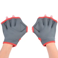 1pair swim training gloves webbed gloves aquatic fitness training aqua fit for adult child scuba diving snorkeling spearfishing