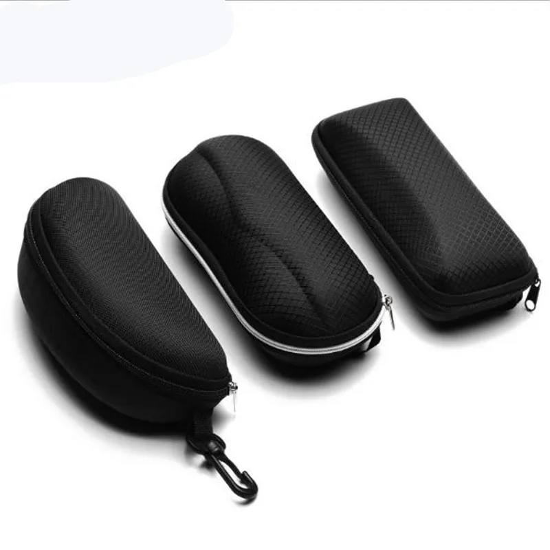 

Simple Style Microfiber Black Sunglasses Case Optional Flat Mirror Box Protable Glasses Bag Eyewear Protector Travel Pack Pouch