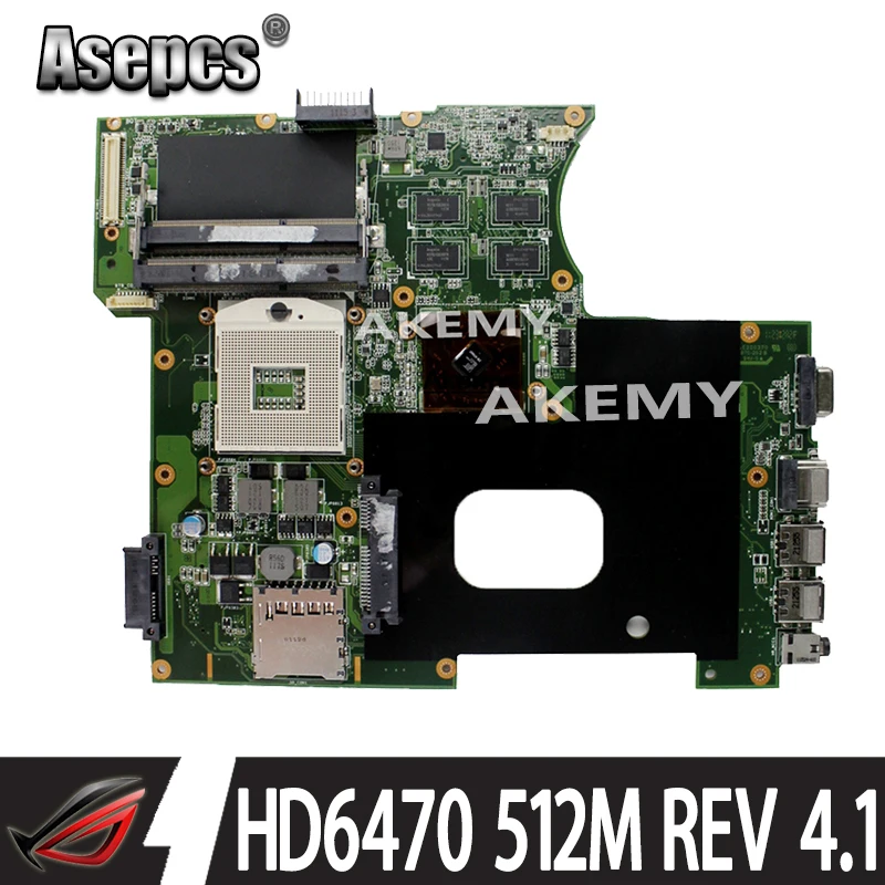 Asepcs K42JY HD6470M 512M материнская плата REV4.1 для For Asus A42J X42J K42J K42JR ноутбука 60-N1YMB1100-B23