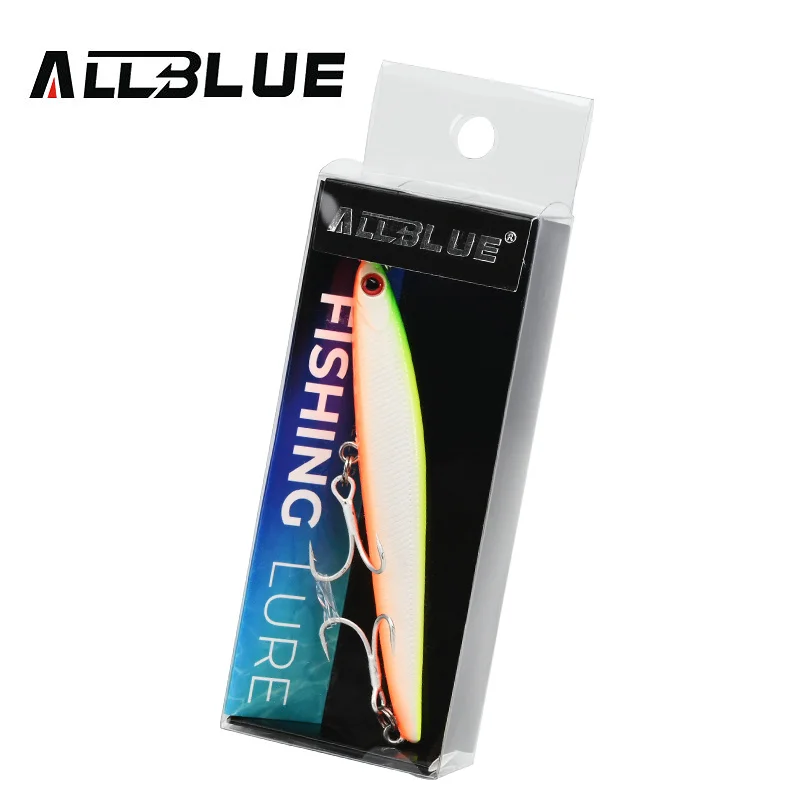 ALLBLUE SPEAR 90 приманка для рыбной ловли-палочка мм/9 г Тонущий Карандаш Longcast Shad 3D Eyes