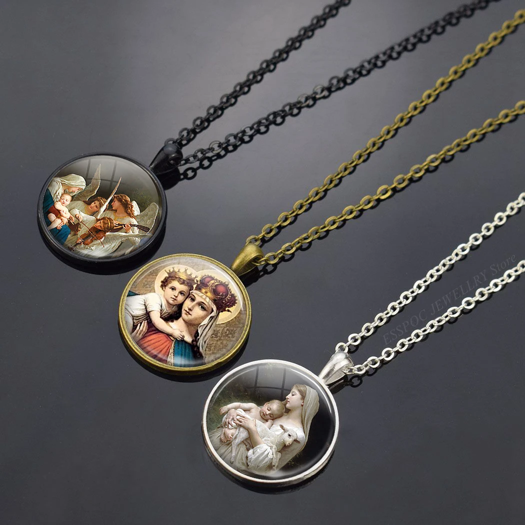 Христианское ожерелье Сын Бога Христа цепочка с подвеской в виде ангела