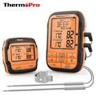 Беспроводной цифровой Кухонный Термометр ThermoPro TP28B, 150 м, 2 щупа для мяса, барбекю, термометр для мяса, для духовки, гриля, таймер с подсветкой