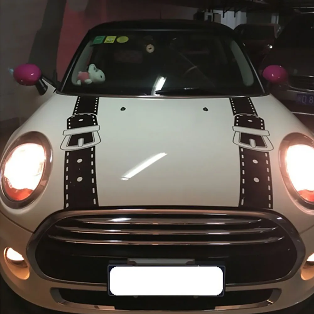 Капот ремни автомобильные наклейки и автомобильный Стайлинг для Mini Cooper One S JCW