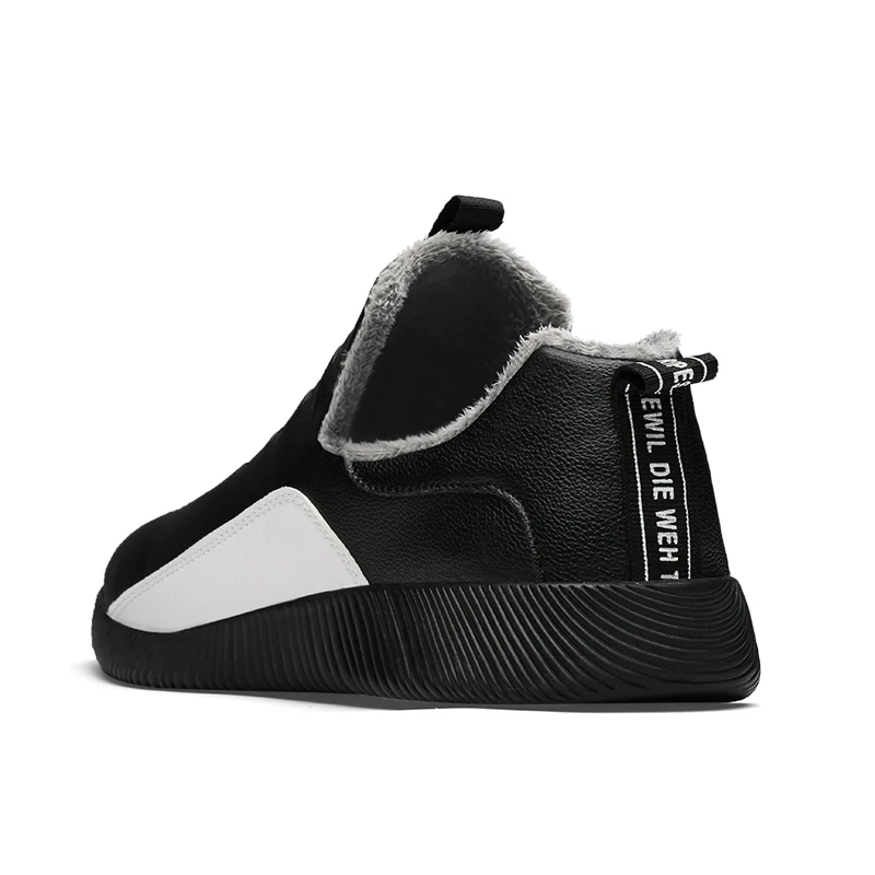

Men Winter Sneakers with Plush Warm Casual Shoes Waterproof Krasovki Winter Shoes for Men Lace-up Anti-skid Mens Trainers