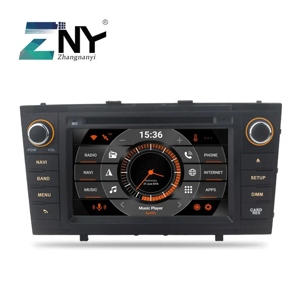 Автомагнитола 7 дюймов Android 10 GPS для Toyota Avensis T27 2 Din DVD радио Wi Fi DSP аудио видео