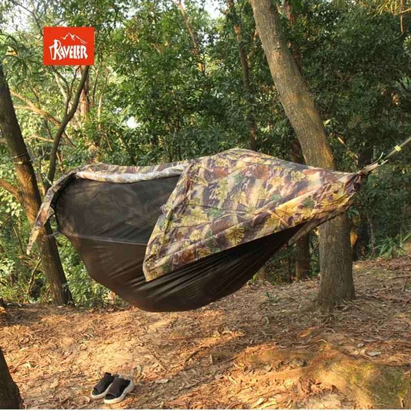 Multi-functional insect net waterproof windproof ultralight parachute hammock aerial tent Portable Outdoor Camping 270x140cm