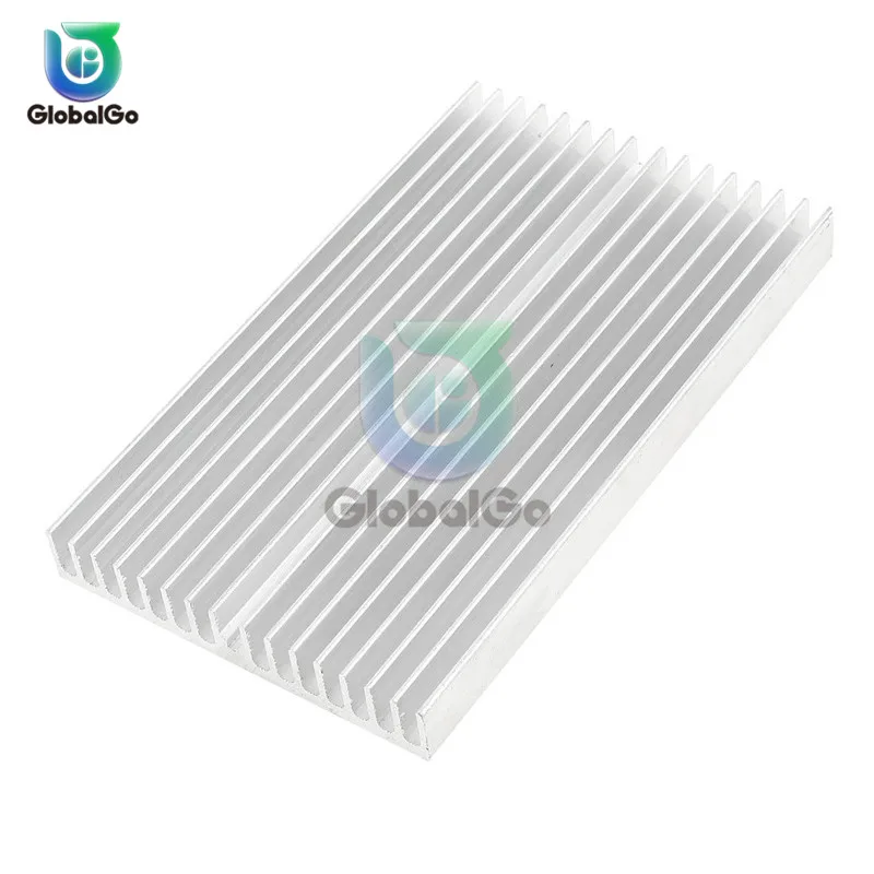 

100X60X10 Computer Heatsink Cooler Cooling Aluminum Heat Sink Heatsink for LED Amplifier Transistor