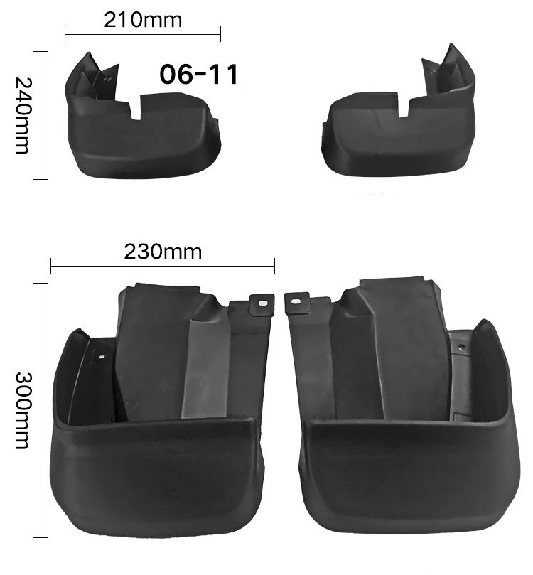 

DNHFC Material ABS mudguard Car Accessories For Honda Civic 2006 2007 2008 2009 2010 2011 2012
