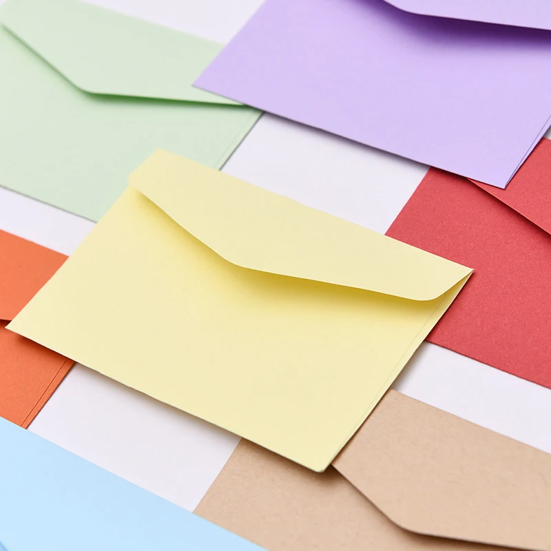 10 шт./лот мини-конверты карамельных цветов сделай сам многофункциональный