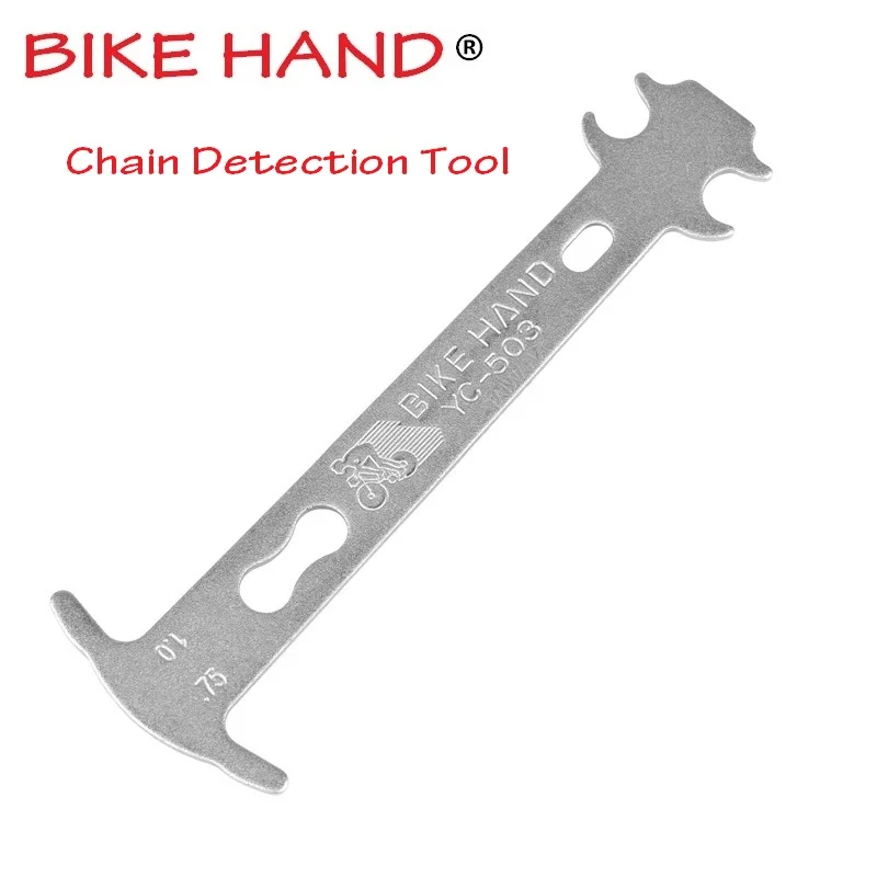 

Bike Hand Bicycle Repair Tool Chain Maintenance Detection Tools MTB Mountain Bike Road Bicycle Chain Measuring Tool