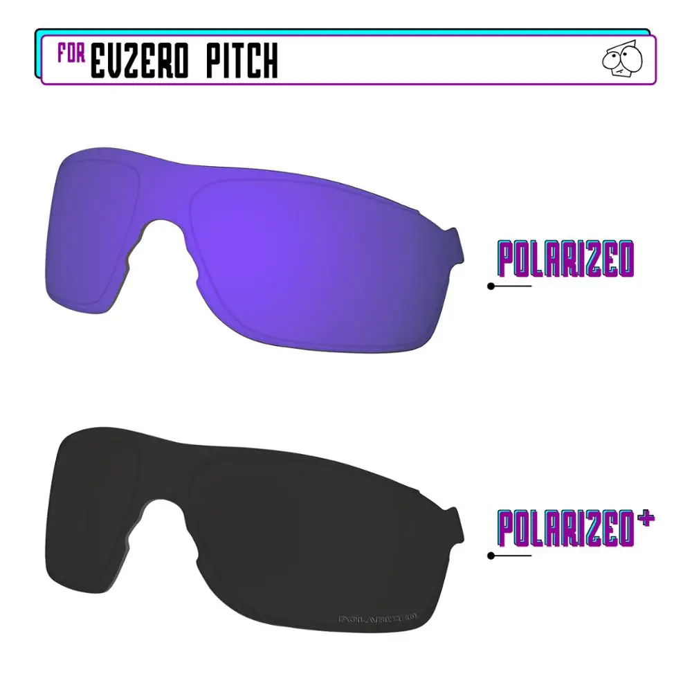 

Поляризованные Сменные линзы EZReplace для солнцезащитных очков Oakley EVZero-BlackP Plus-PurpleP