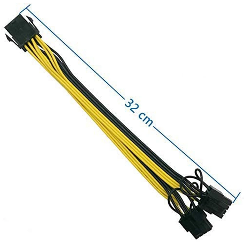 8-контактный кабель питания PCI-E к 2 8 (6 + 2) Pin сплиттер PCI Express видеокарта коннектор