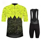 Мужской трикотажный комплект для велоспорта, летние дышащие шорты, одежда для горного триатлона, 2021