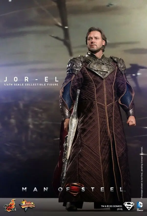 Горячие игрушки MMS201 Супермен Человек из стали Jor El Russell Crowe 1/6 фигурка|Игровые