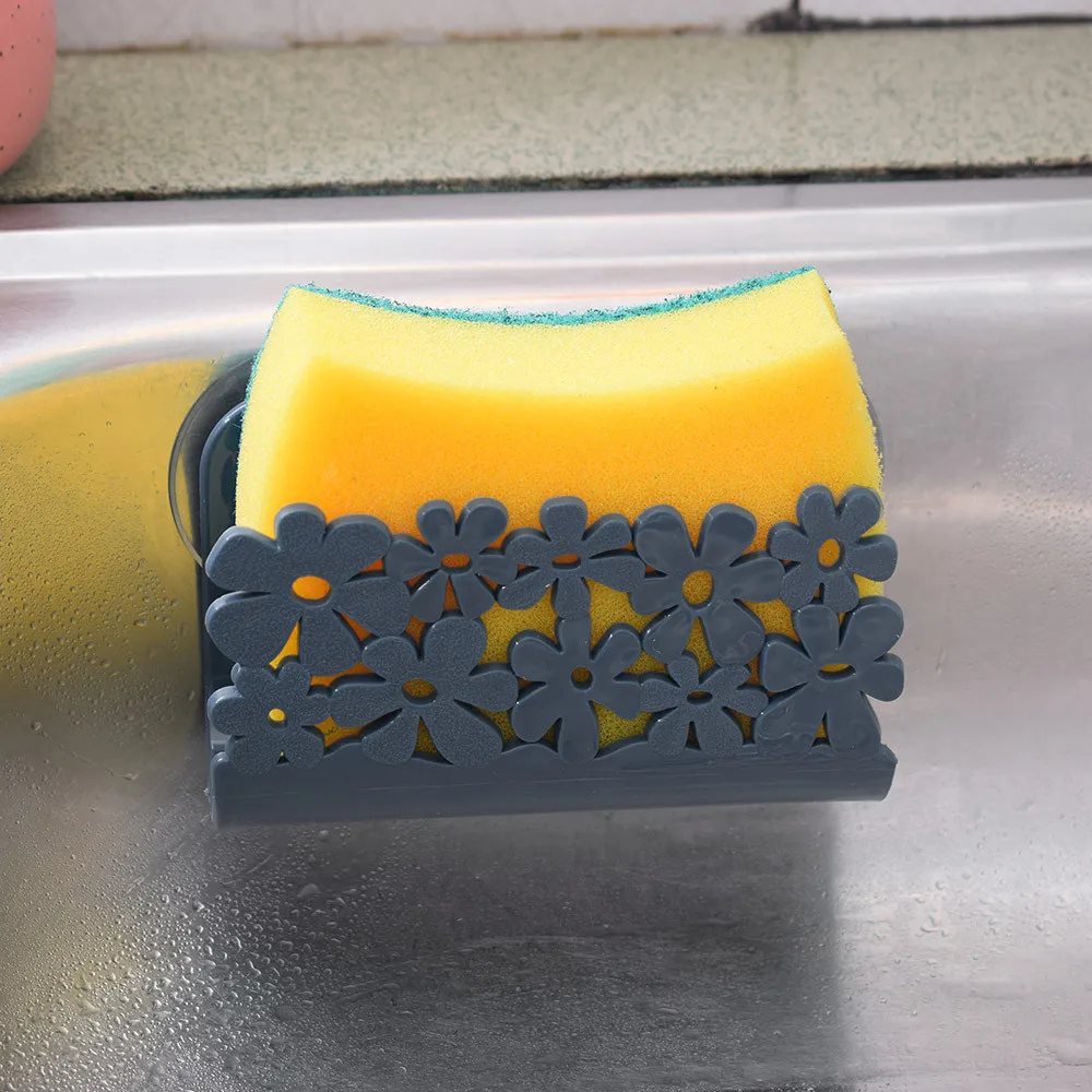 

Kitchen Sink Suction Sponges Holder Dish Cloths Rack Suction Sponge Holder Clip Rag Storage Rack Soap Drying Storage New #632