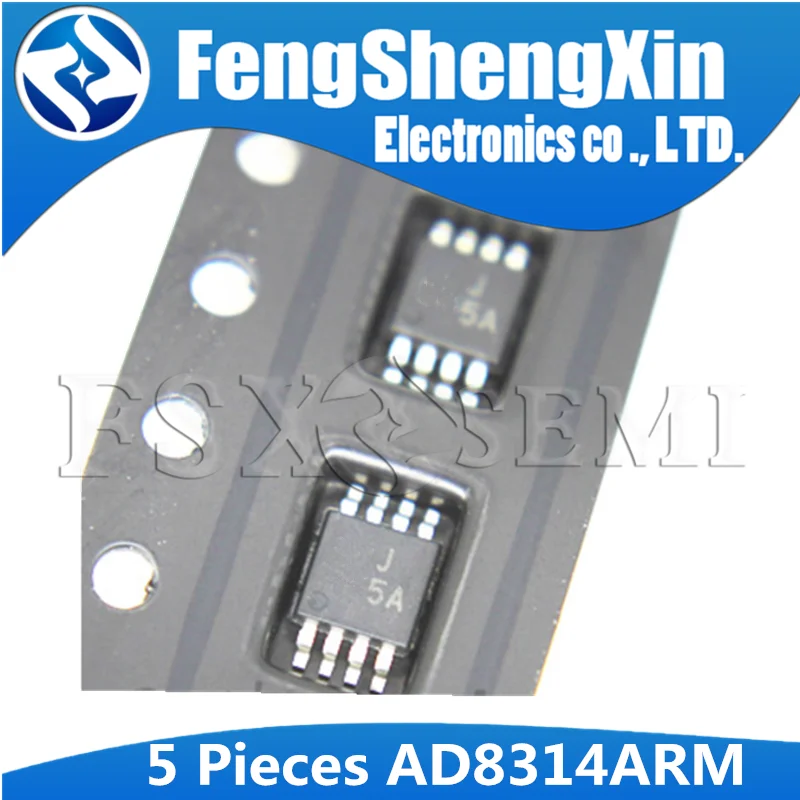 5 шт./лот AD8314 AD8314ARM AD8314ARMZ J5A MSOP-8 детектор радиочастоты IC | Электронные компоненты и