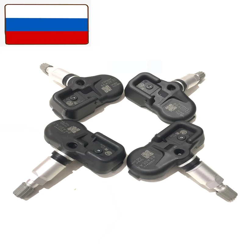 Датчик давления в шинах 42607-48020, 4260748020, PMV-C215, 4 шт./лот, 433 МГц, для Lexus, Toyota Land Cruiser, Prado C-HR Camry Датчик давления в шинах 42607-48020, 4260748020, PMV-C215, 4 шт./лот, 433 МГц, для Lexus, Toyota Land Cruiser, Prado C-HR Camry