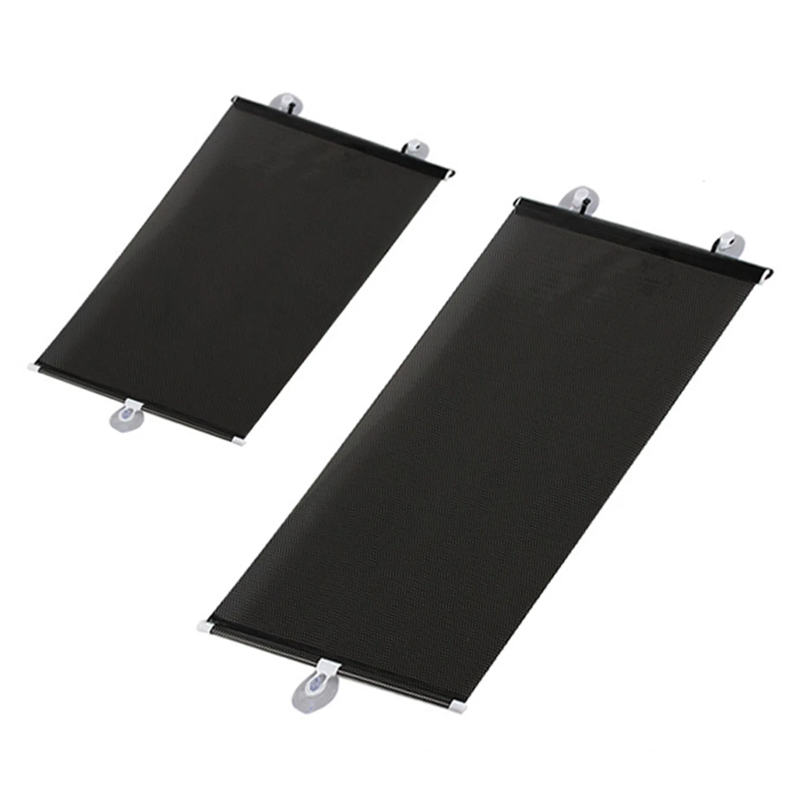 

Car Retractable PVC Windshield Sunshades Auto Front Rear Side Windows Sun Shade Anti-UV Interior Protection Sun Visor Gray/Black