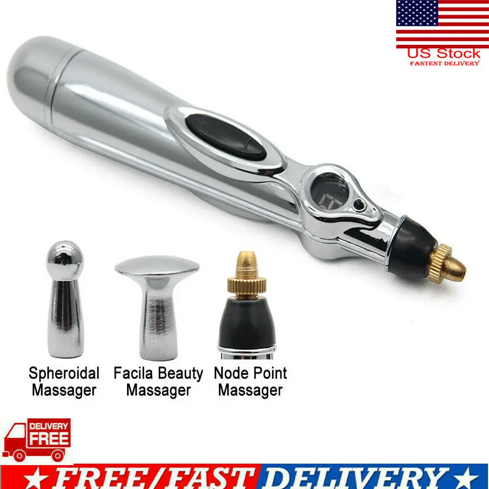 

Терапевтическая ручка, Электронная акупунктура, меридиан, энергетическое лечение, массаж, облегчение боли US горячая распродажа