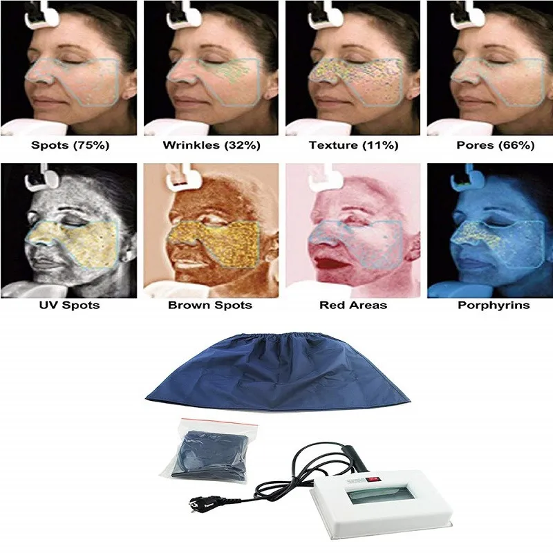 Анализатор кожи лица лампа на гвозде, увеличивающий анализатор кожи лица Тесты ing осмотр увеличивающий анализатор лампа для лица диагности... от AliExpress RU&CIS NEW