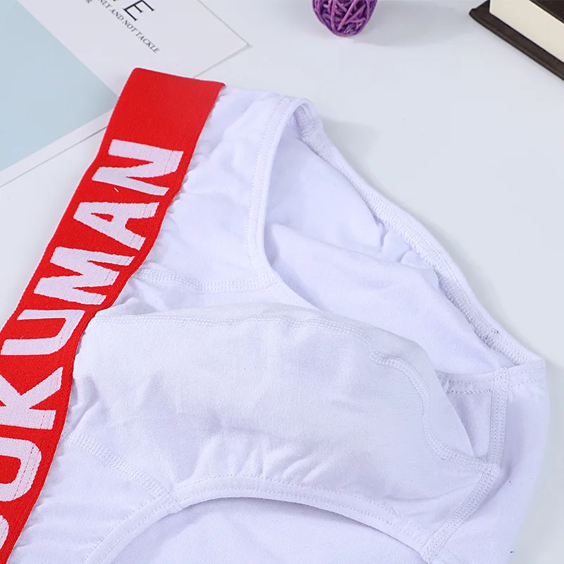 

4Pcs Fashion Brand Quality Men Slips Underwear Sexy U Convex Bag Designer Bikini Breathable Soft Cotton Gay Briefs Under Panties