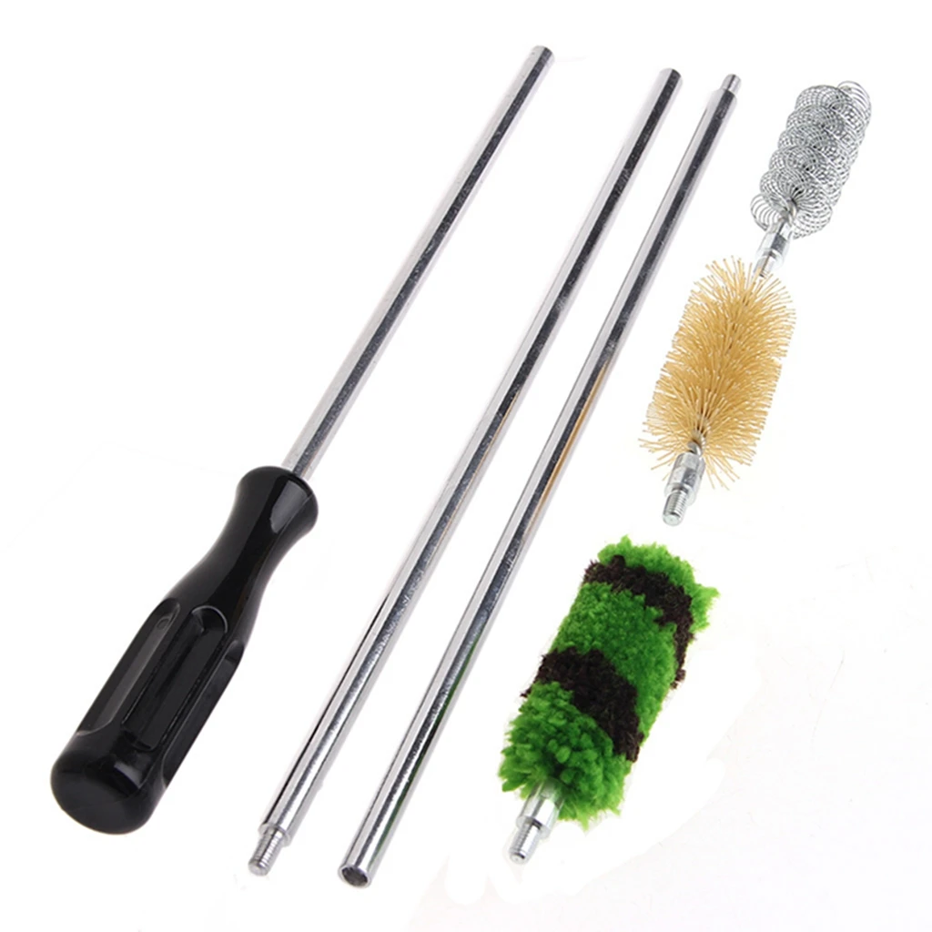 6Pcs Rod Brush Cleaning Kit Aluminum For 12 GA Gauge Gun Hunting Shotgun Rifle | Спорт и развлечения