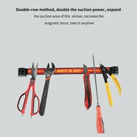 8 12 18 24 magnetic tool holder bar organizer storage rack metal knife wrench pliers hardware hand tool storage organization